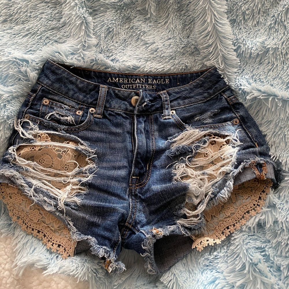 High waisted shorts